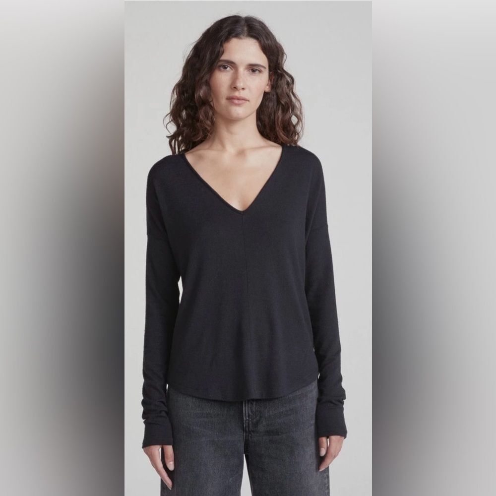 Rag & Bone The Knit Vee Long Sleeve